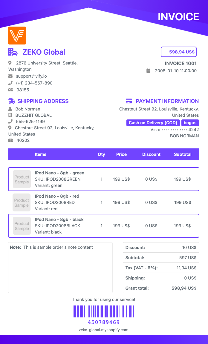 invoice pro app