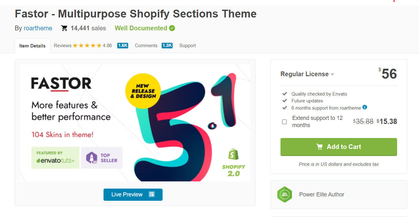 fastor shopify themes