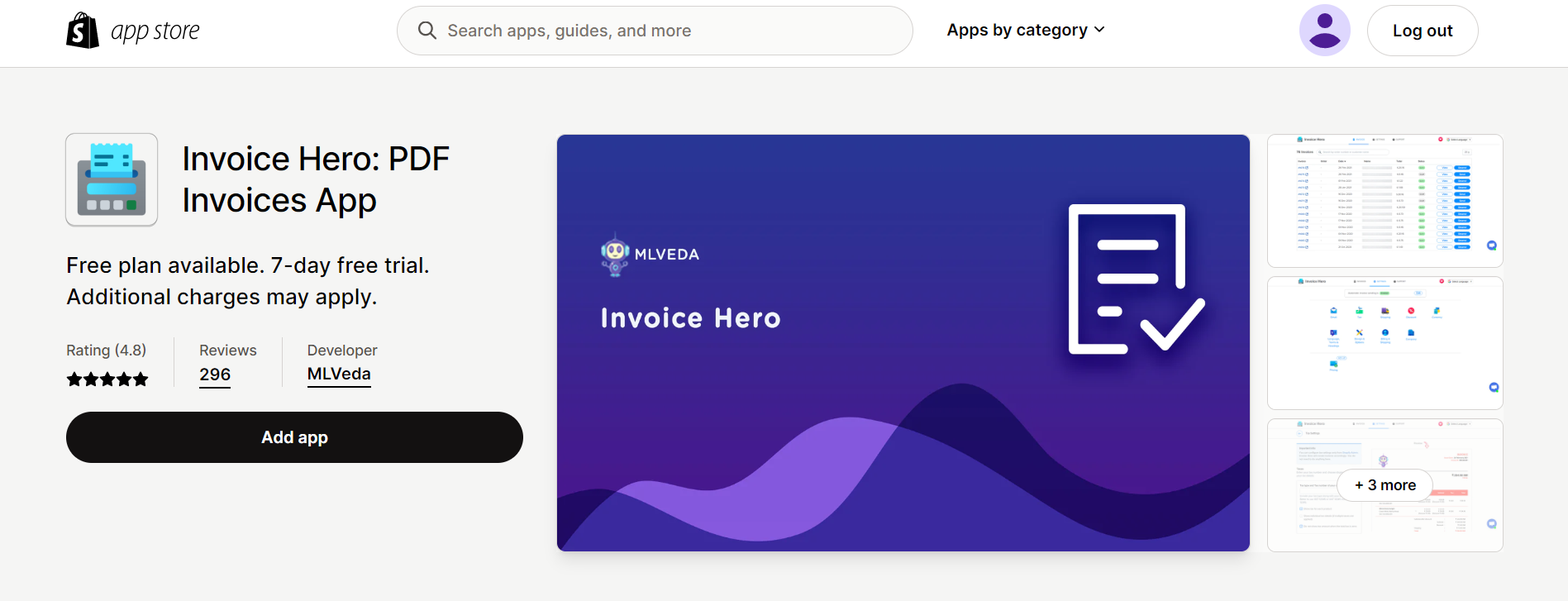 Invoice Hero: PDF Invoices App