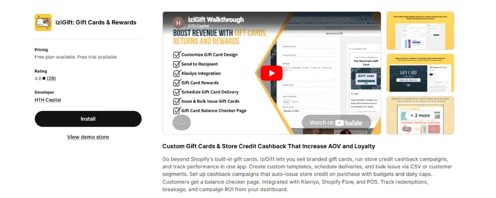 iziGift Gift Cards Rewards