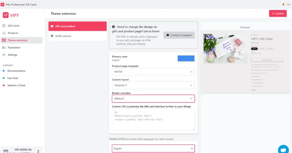 How to Create Custom Gift Cards for your Shopify store 23 Customize your gift card theme