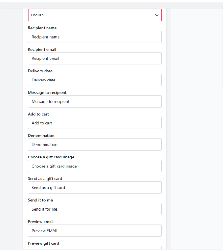 How to Create Custom Gift Cards for your Shopify store 25 translate other languages