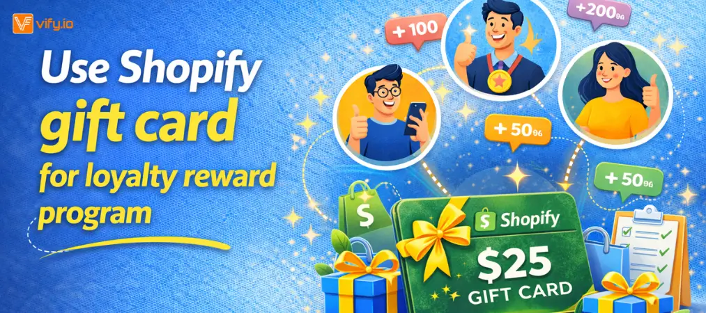 use shopify gift card for loyalty reward program
