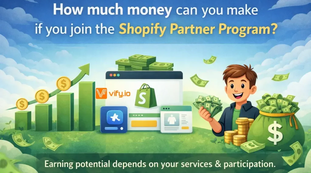 make money with the shopify partner program