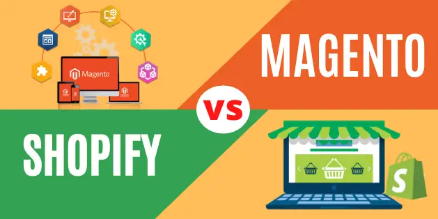 Features comparision between Shopify vs Magento