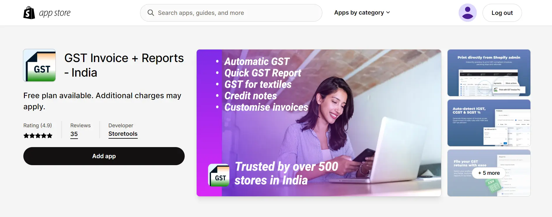 GST ready invoices