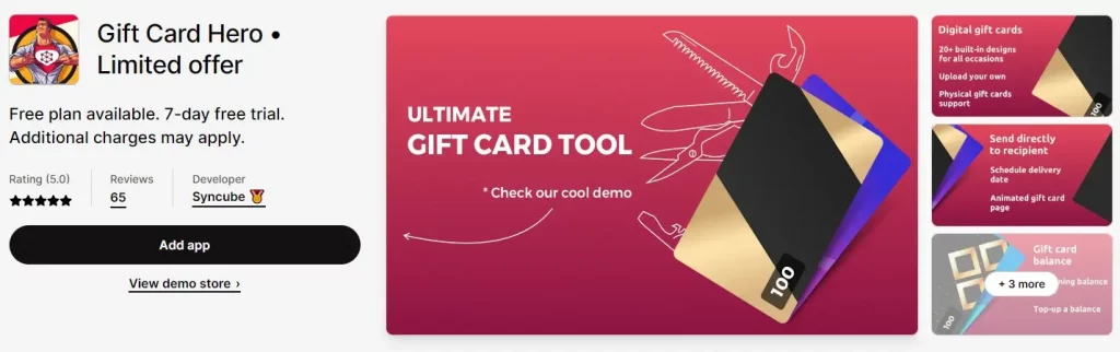 Gift Card Hero Limited offer