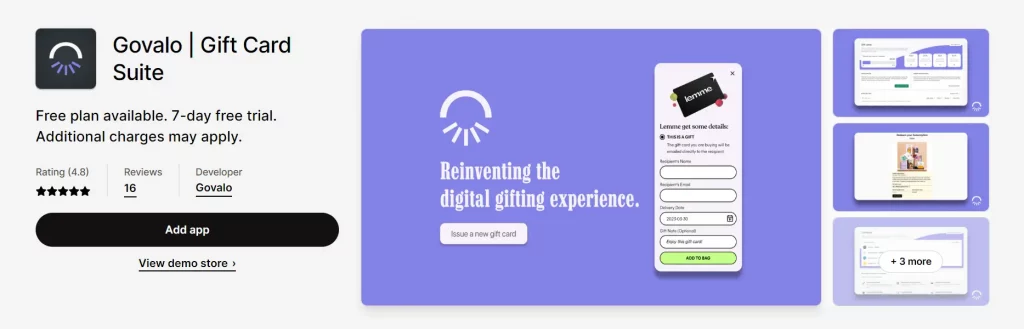 Govalo Gift Card Suite