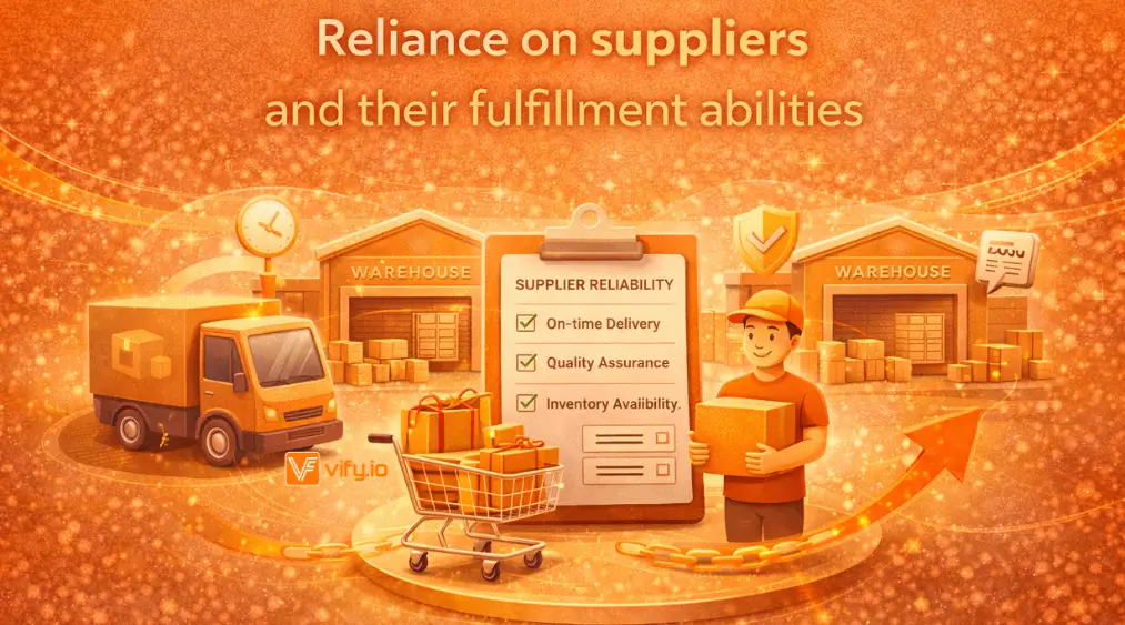 Reliance on suppliers and their fulfillment abilities