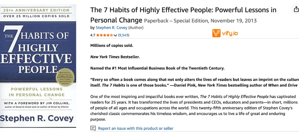 The 7 Habits of Highly Effective People