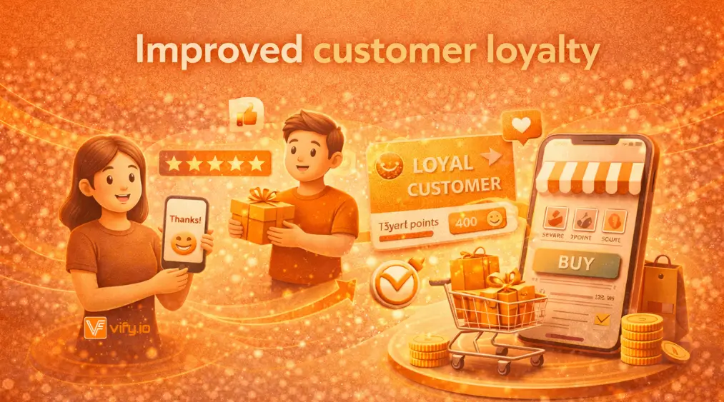 improved customer loyalty