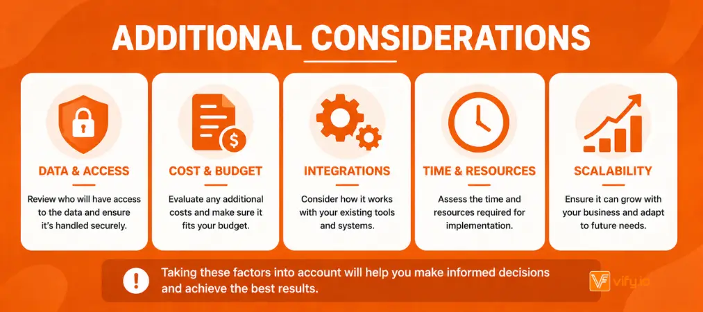 additional considerations