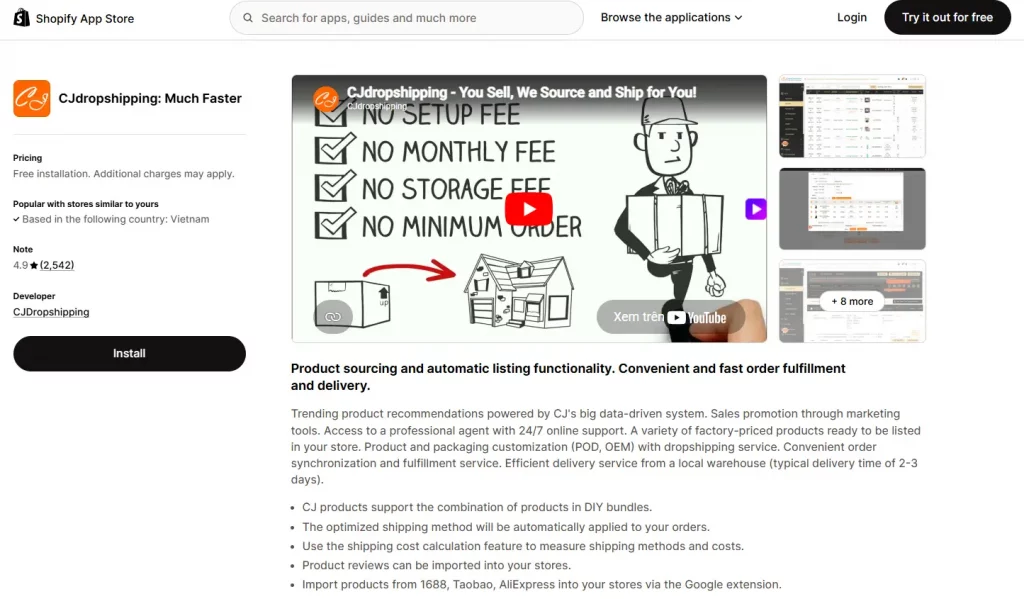 CJdropshipping top best dropshipping apps