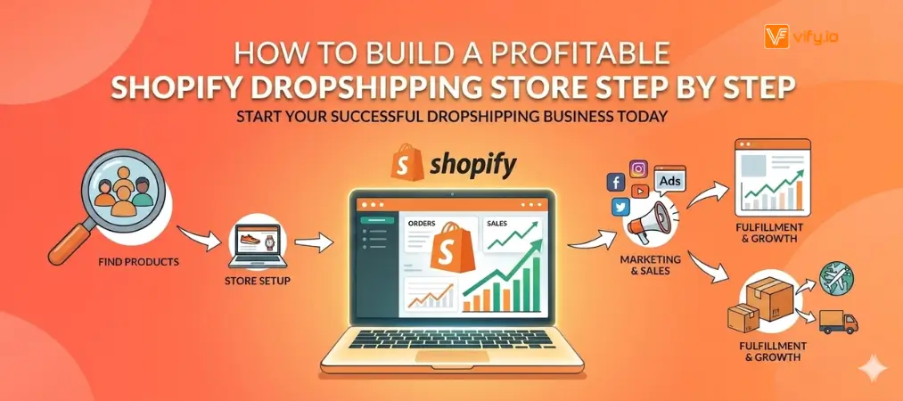How to Build a Profitable Shopify Dropshipping Store Step by Step 9 Build Shopify dropshipping store