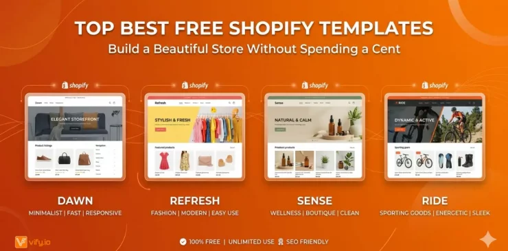 Top best free Shopify templates