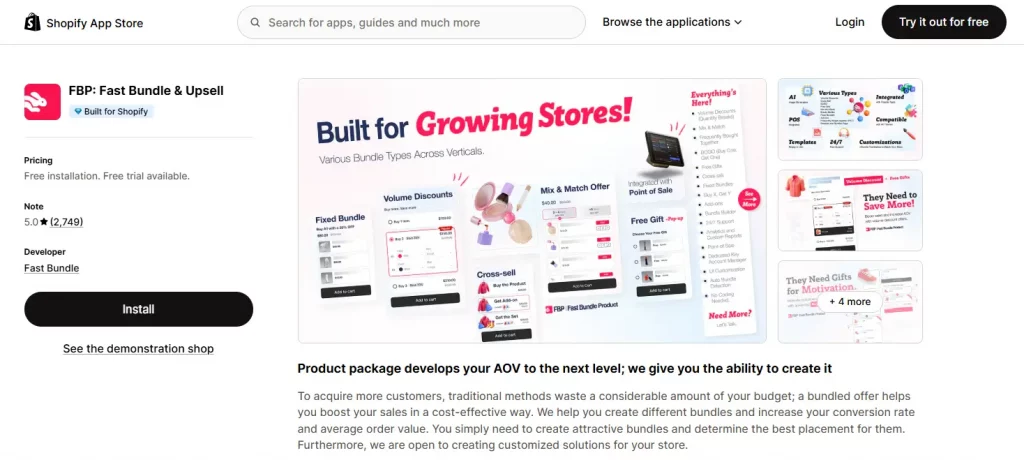 5 Top Pick Shopify Bundle Apps to Elevate your Store to the next level 9 FBP fast bundle - Shopify Bundle App