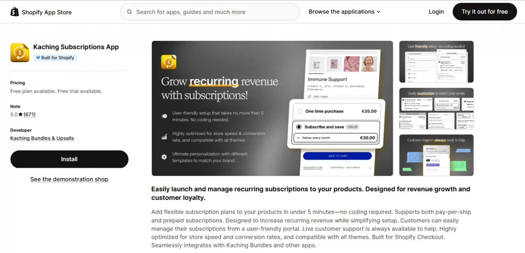 6 Best Shopify Subscription Apps: Top Picks Compared 10 KaChing Shopify Subscriptions App
