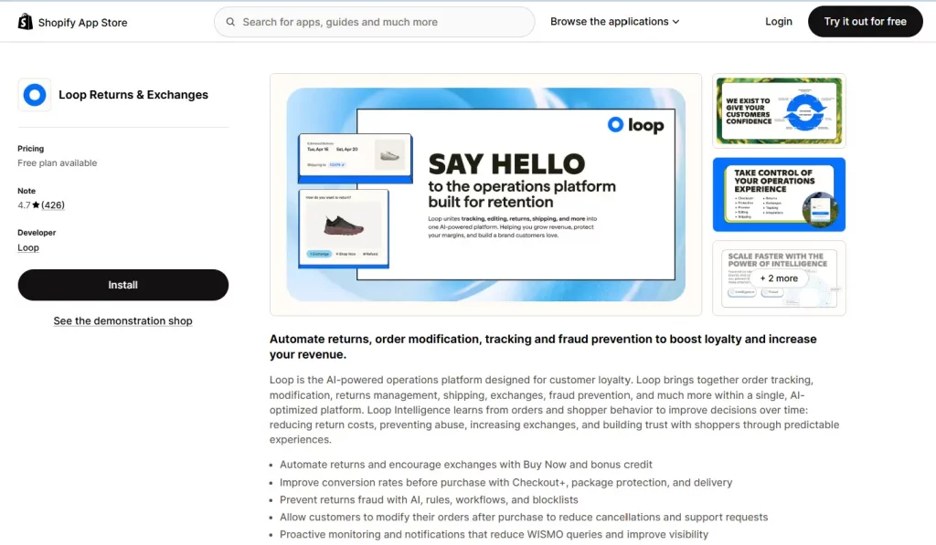 7 Best Shopify Returns Apps: Top Picks for Your Store 9 Loop Returns & Exchanges - Shopify Returns Apps