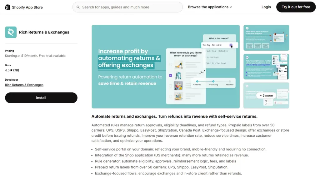 7 Best Shopify Returns Apps: Top Picks for Your Store 15 Shopify Returns Apps Rich returns