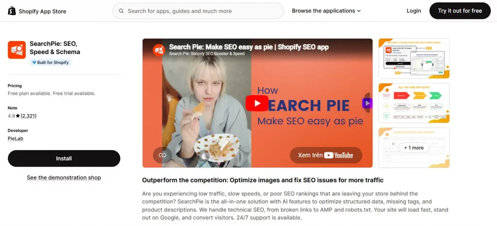 Top 8 Best Shopify SEO Apps to Boost Your Store Rankings 17 SearchPie - Shopify SEO apps