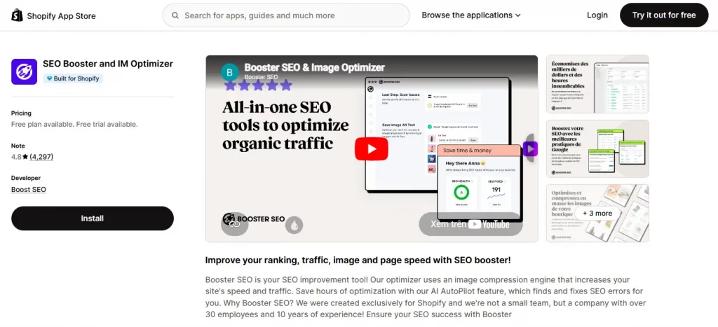 Top 8 Best Shopify SEO Apps to Boost Your Store Rankings 13 SEO booster - Shopify SEO apps