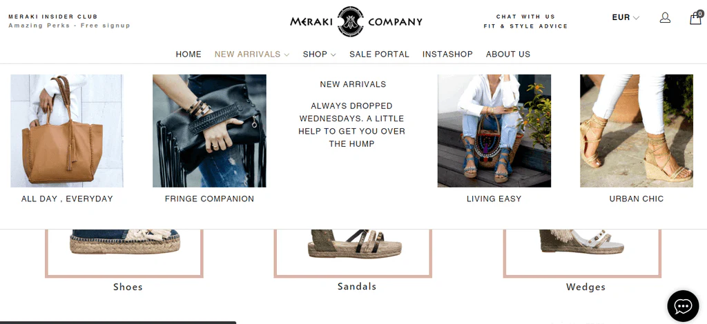 shopify collection page example