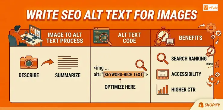 How to Optimize Shopify Images for Faster Speed & Higher Rankings 7 Write SEO Alt Text for images