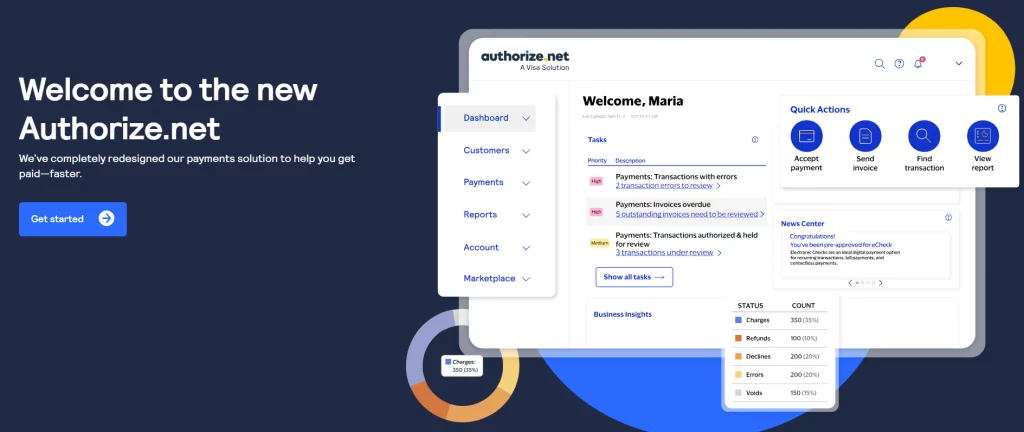 9 Best Shopify Payment Providers: Full Comparison & Ranking 11 authorize net - Shopify Payment Providers