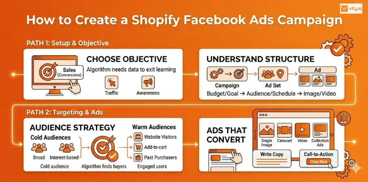 Shopify Facebook Ads: The Complete Guide to Running Profitable Campaigns 8 how to creat a Shopify Facebook Ads Campaign
