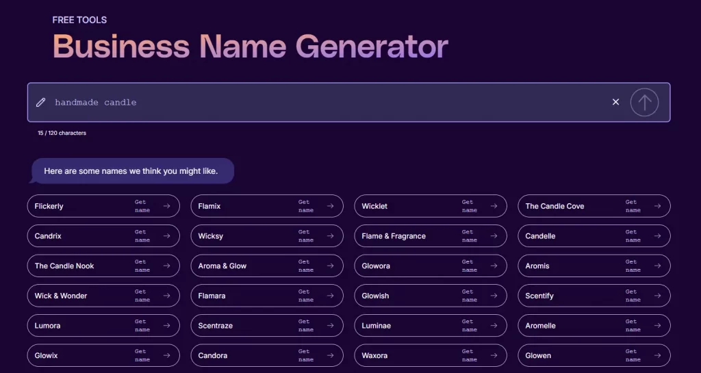 How to use the Shopify Business Name Generator 