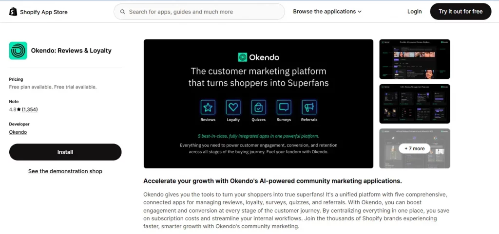 10 Best Shopify Loyalty Apps to Boost Customer Retention 20 okendo - shopify loyalty app
