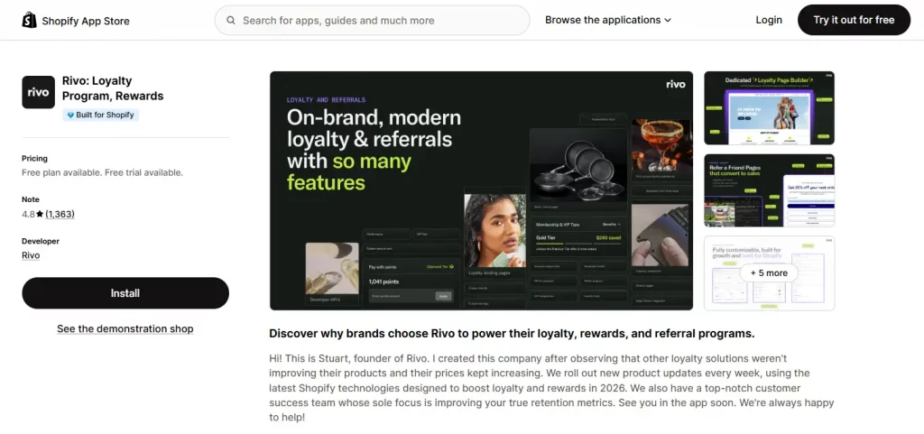 10 Best Shopify Loyalty Apps to Boost Customer Retention 18 rivo - shopify loyalty app