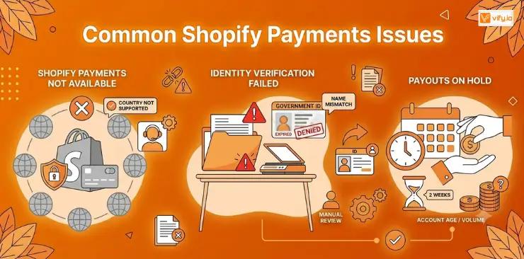 Common Shopify Payments issues 