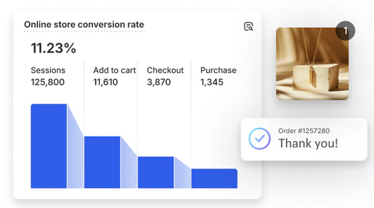 Shopify Analytics: The Complete Guide to Tracking & Growing Your Store 11 online store conversion rate metric on Shopify analytics