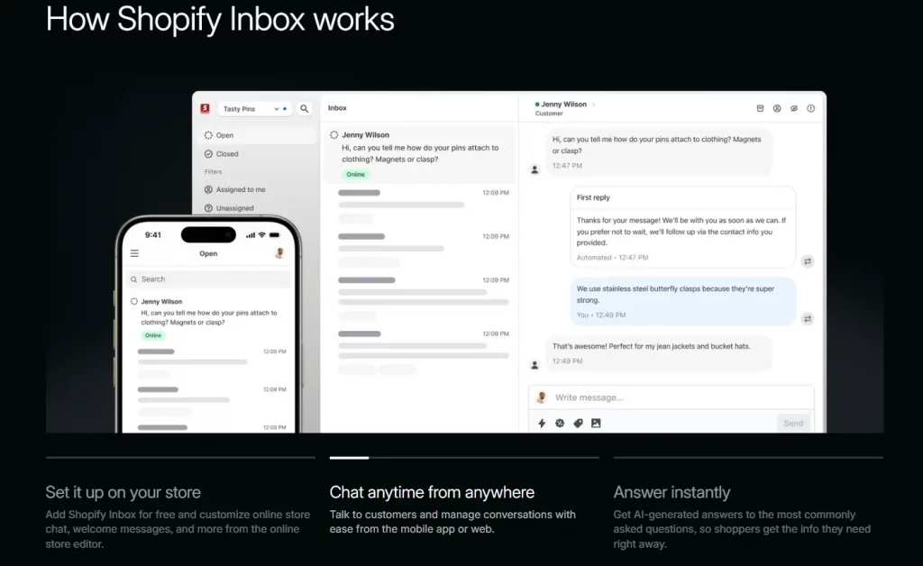 The Complete Guide for merchants to Live Shopify Chat 8 how shopify inbox works