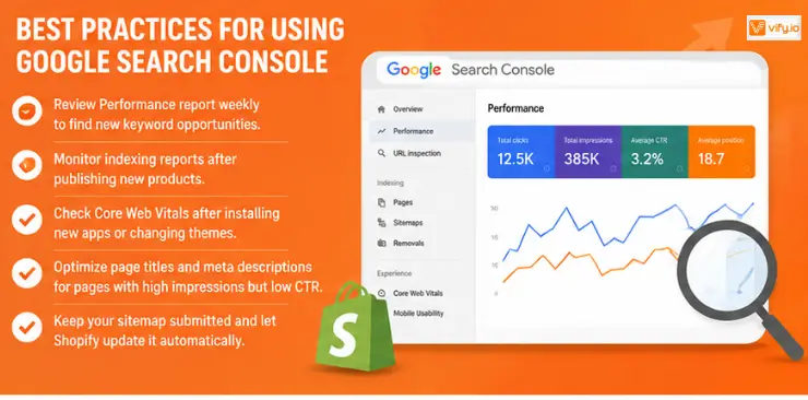 Google Search Console for Shopify: Complete Setup Guide 9 Best practices for using Google Search Console