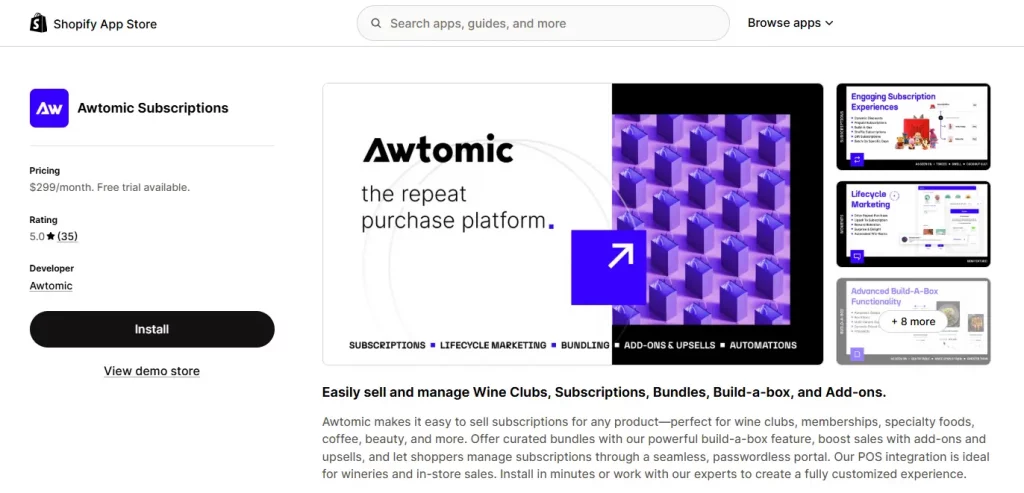 Shopify Subscription App