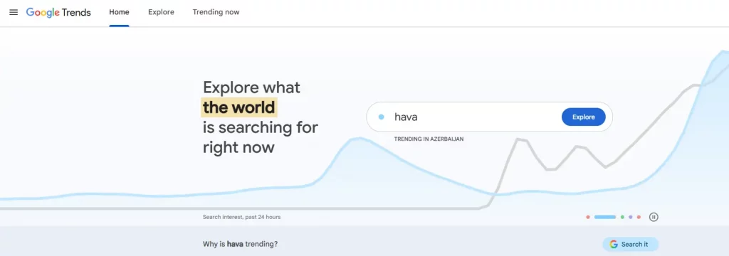 What Google Trends measures
