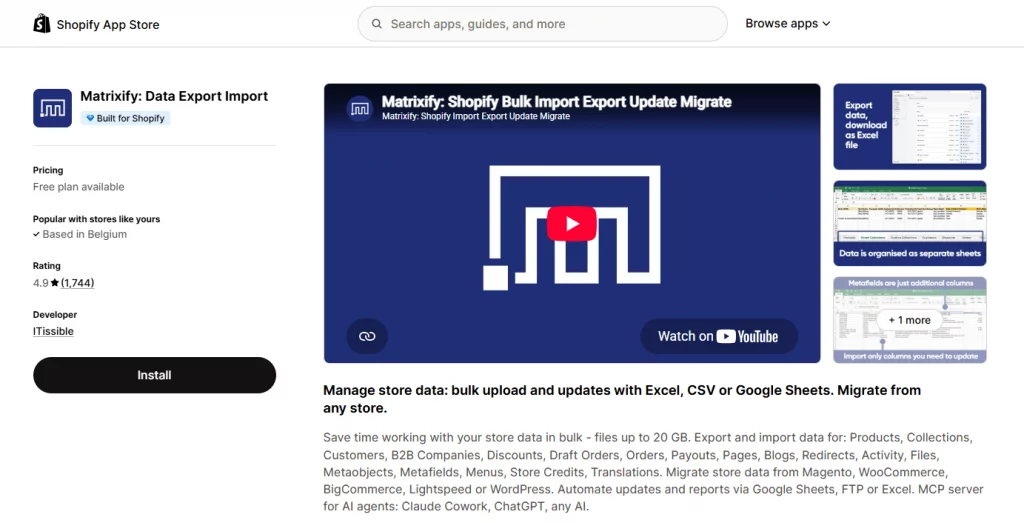 scheduled Shopify export to Google Sheets without manual downloads