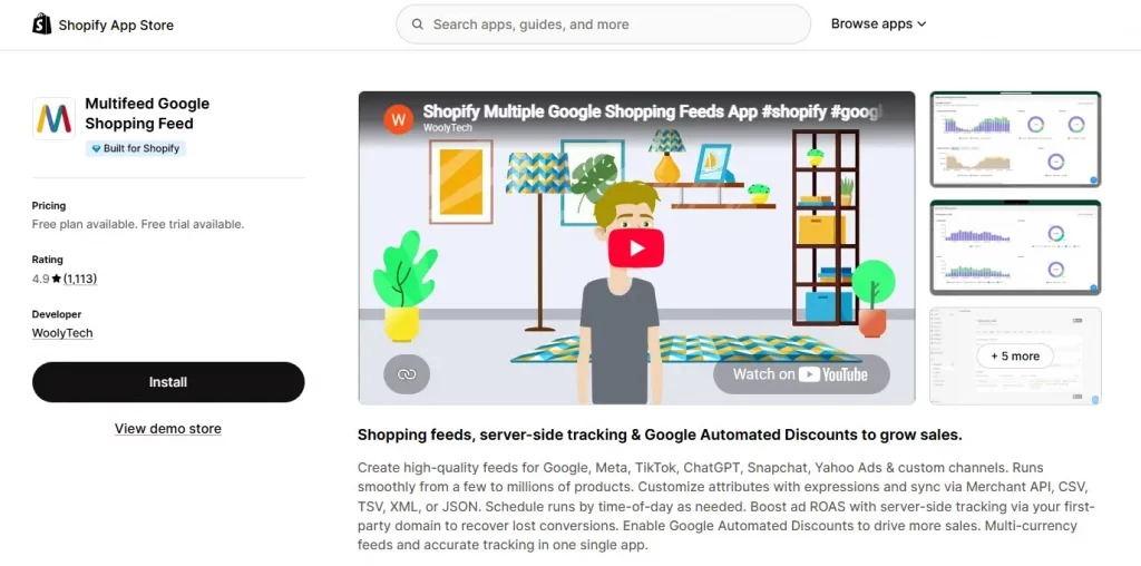 Multifeed Google Shopping Feed
