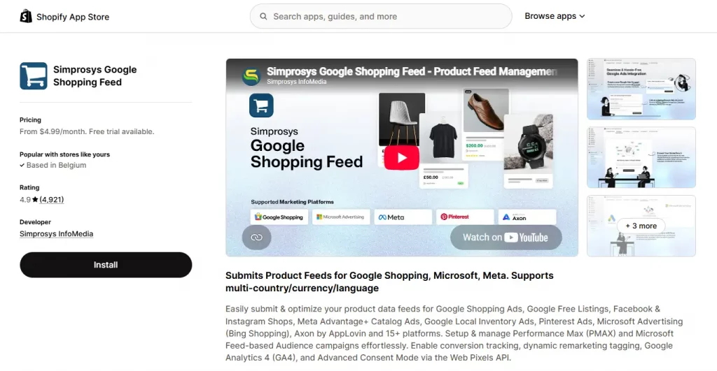 Simprosys Google Shopping Feed